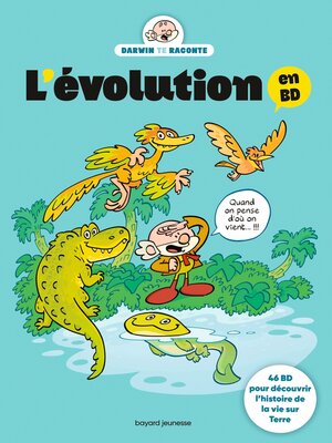 cover image of L'évolution en BD. L'histoire de la vie sur Terre
